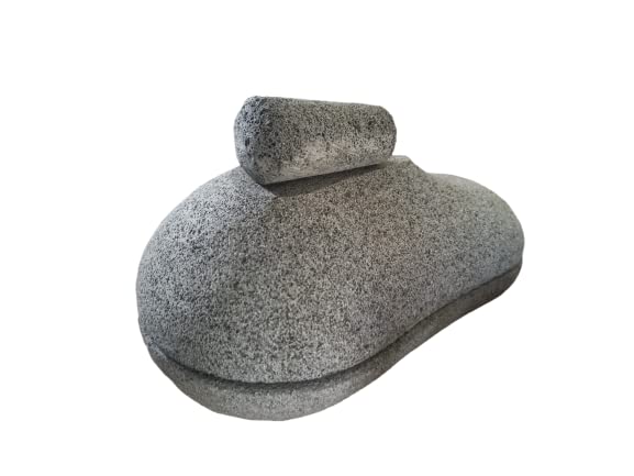 Molcajete en Forma de Aguacate con Molcajete Pequeño de Piedra Volcánica - Image 4